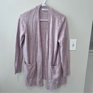 LOFT Women's Soft Pink Cardigan